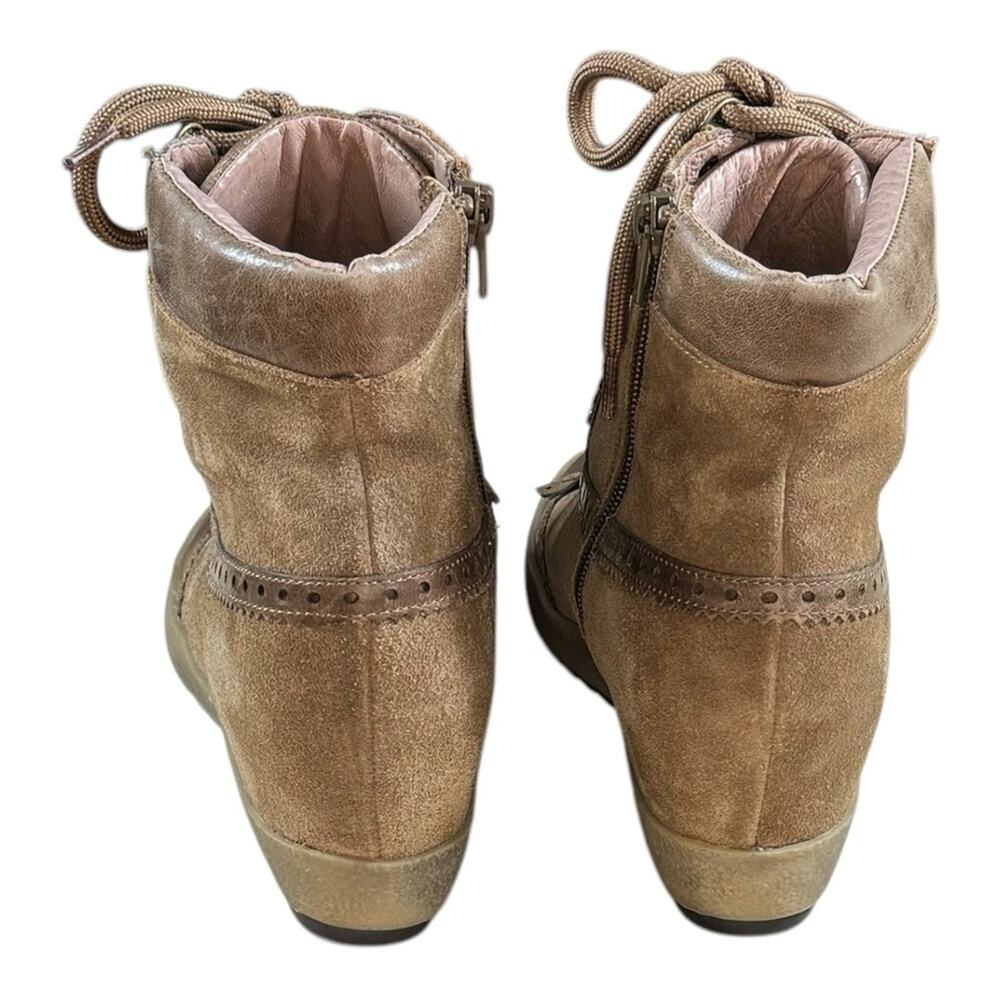 Sundance Mam’Zelle Rissa Fringe Leather And Suede Boho Western Boots - Picture 6 of 7